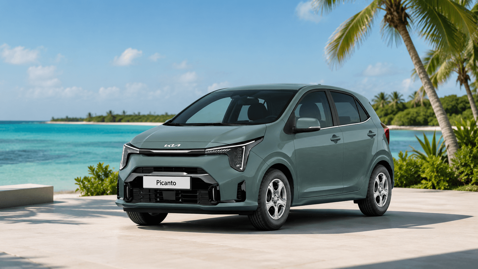 Kia Picanto 2025 disponible à la location en Guadeloupe